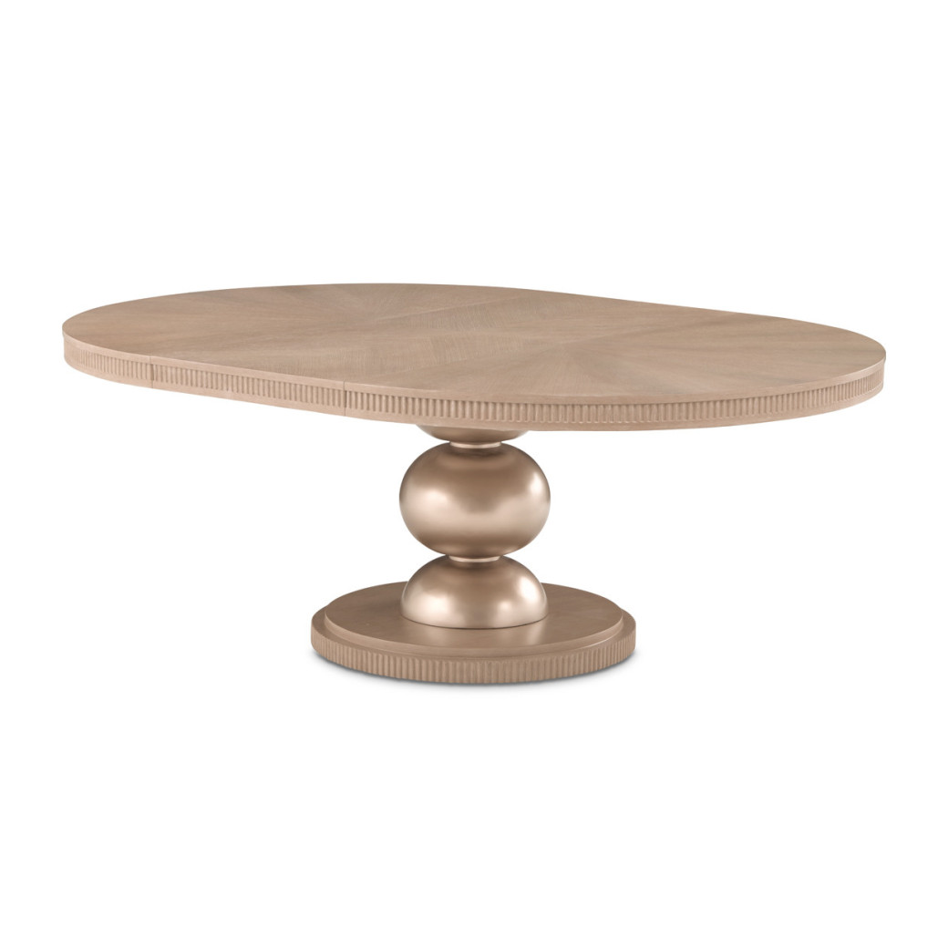 5Pc Oval Dining Set West  Kensington -Caramel Finish Collection By Michael Amini 9096000-147