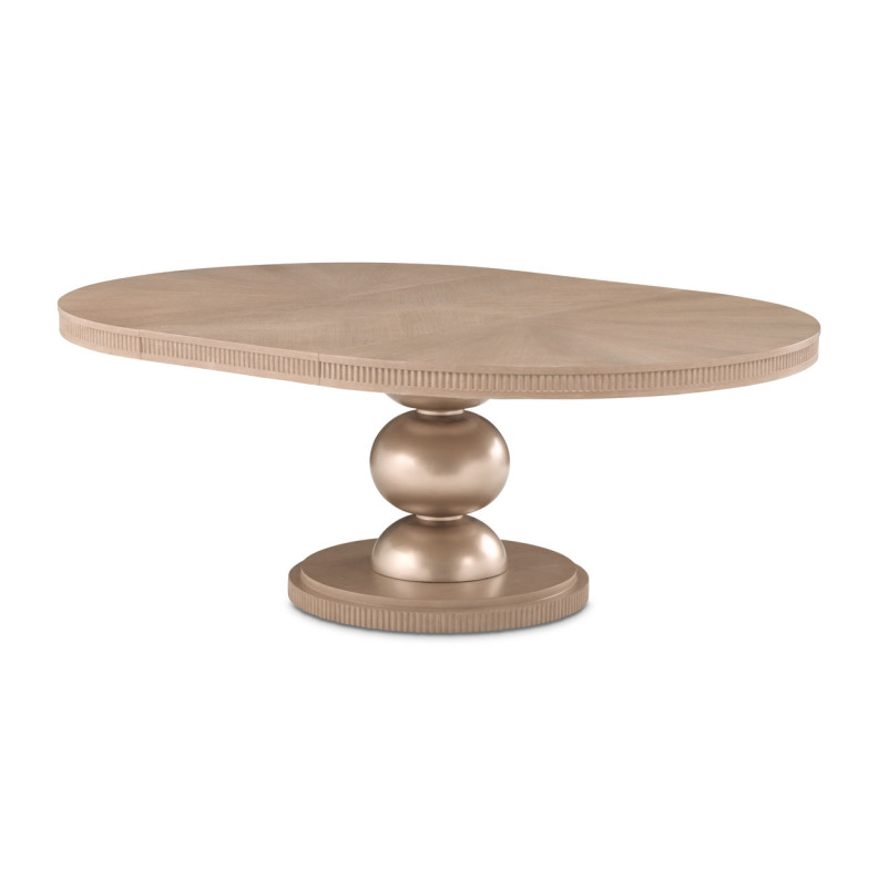 5Pc Oval Dining Set West  Kensington -Caramel Finish Collection By Michael Amini 9096000-147