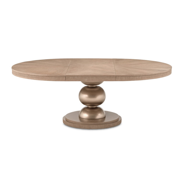 5Pc Oval Dining Set West  Kensington -Caramel Finish Collection By Michael Amini 9096000-147