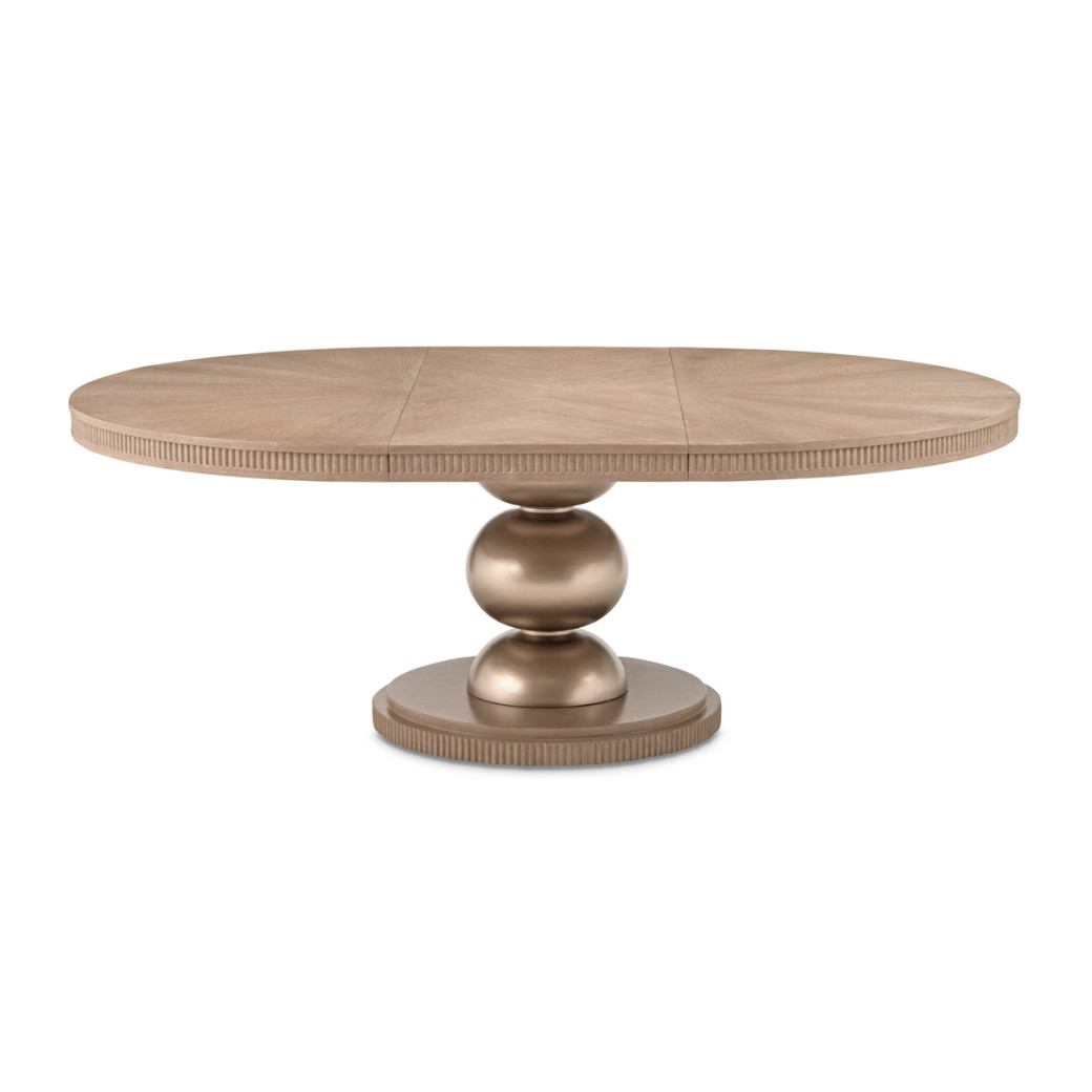 5Pc Oval Dining Set West  Kensington -Caramel Finish Collection By Michael Amini 9096000-147