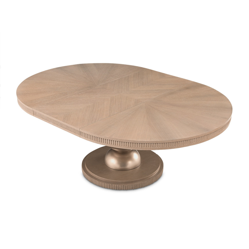 5Pc Oval Dining Set West  Kensington -Caramel Finish Collection By Michael Amini 9096000-147