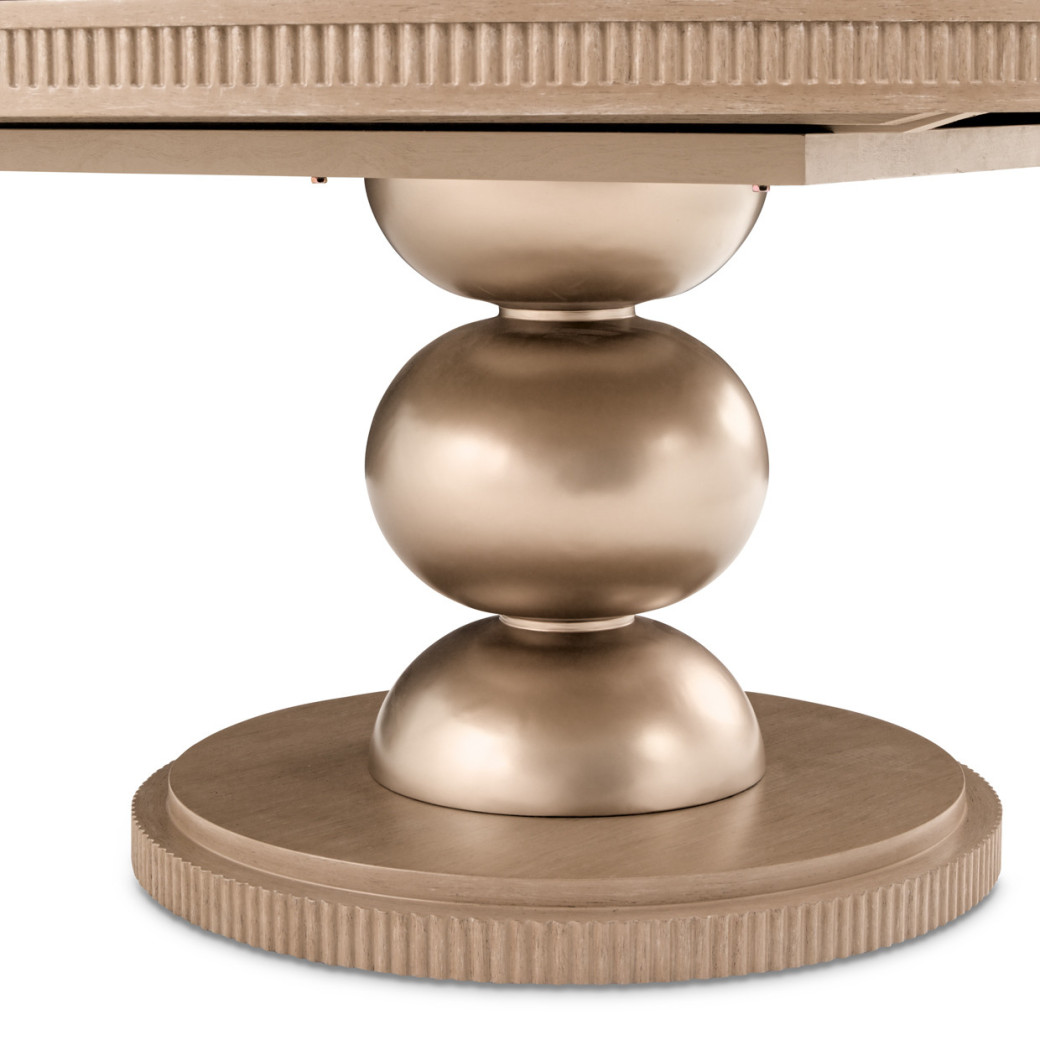 5Pc Oval Dining Set West  Kensington -Caramel Finish Collection By Michael Amini 9096000-147