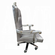 92820 Silver / Antique Platinum Finish Home Office Set Acme Versailles II Collection