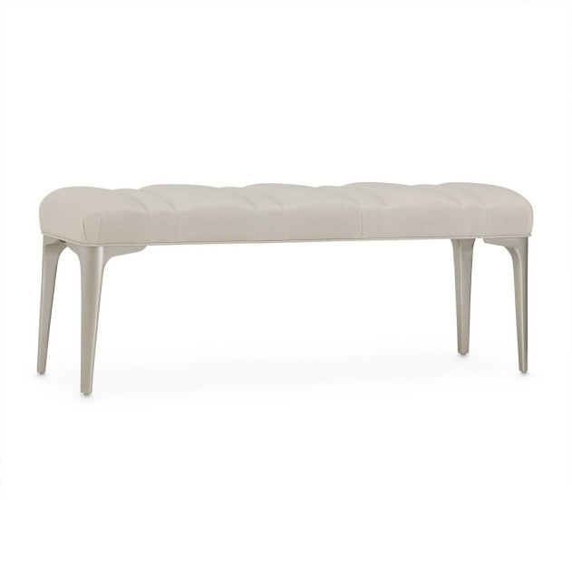 Bench Ash Gray Penthouse Collection By Michael Amini
