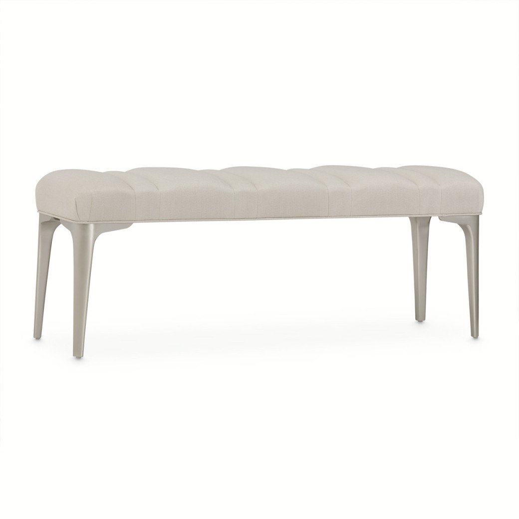 Bench Ash Gray Penthouse Collection By Michael Amini