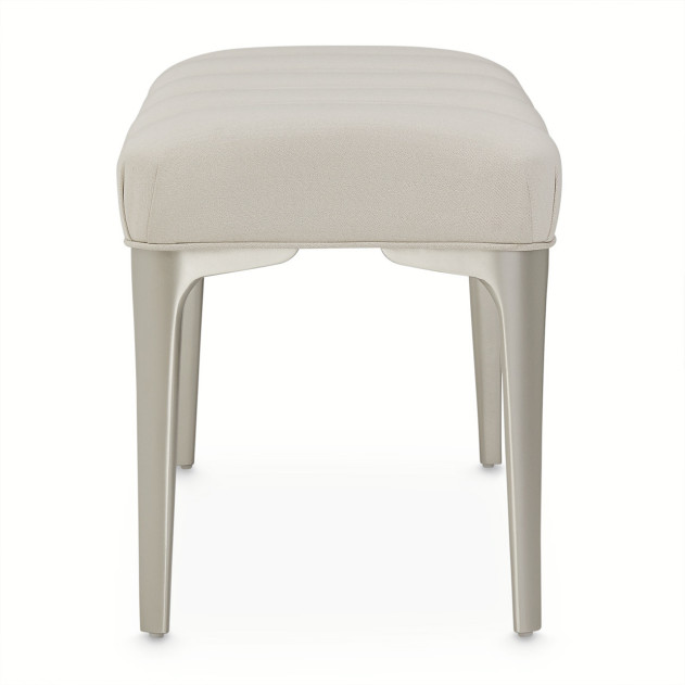 Bench Ash Gray Penthouse Collection By Michael Amini
