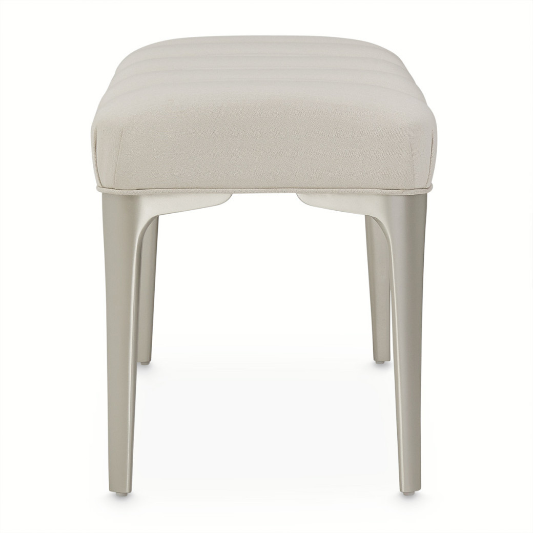 Bench Ash Gray Penthouse Collection By Michael Amini