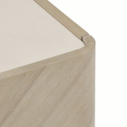 Penthouse Nightstand in Ash Gray by Michael Amini N9033040-130