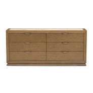 Portrait Dresser with LED Lights in Sienna Brown by Michael Amini 9031051SA-225