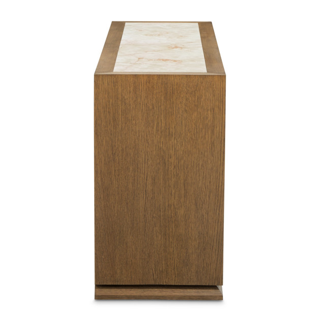 Portrait Dresser with LED Lights in Sienna Brown by Michael Amini 9031051SA-225