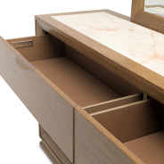Portrait Dresser with LED Lights in Sienna Brown by Michael Amini 9031051SA-225