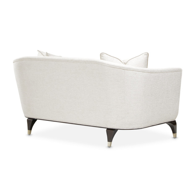 Paris Chic Loveseat in Espresso by Michael Amini NF9003825-CRMNI-409