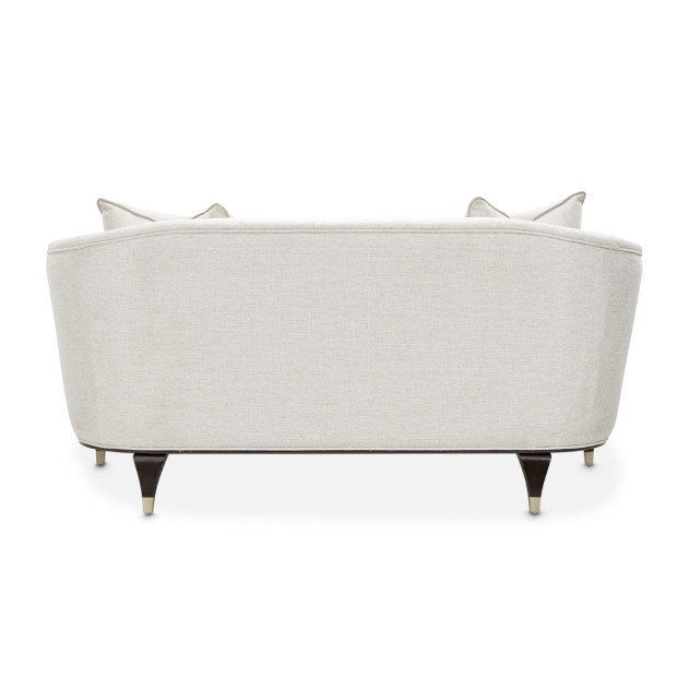 Paris Chic Loveseat in Espresso by Michael Amini NF9003825-CRMNI-409