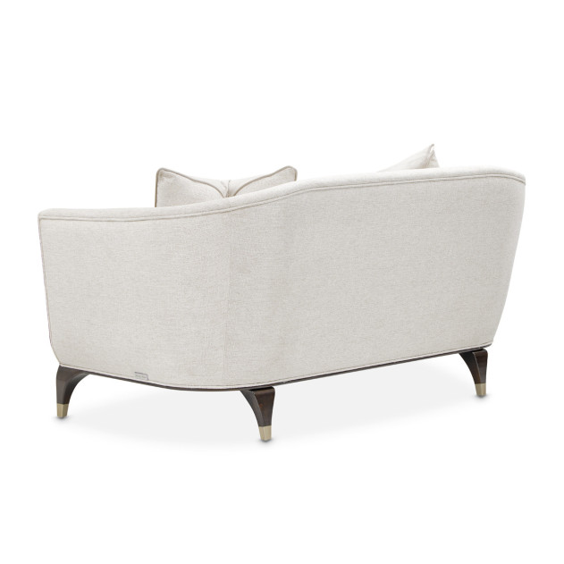 Paris Chic Loveseat in Espresso by Michael Amini NF9003825-CRMNI-409