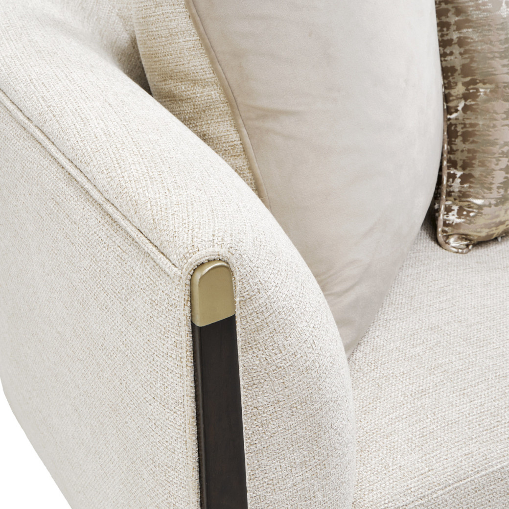 Paris Chic Loveseat in Espresso by Michael Amini NF9003825-CRMNI-409