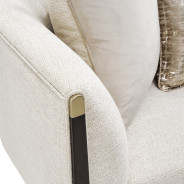 Paris Chic Loveseat in Espresso by Michael Amini NF9003825-CRMNI-409