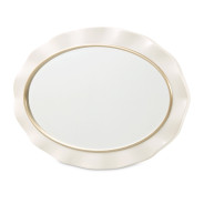 La Terrazza Wall Mirror – Creamy Pearl Finish by Michael Amini | 9092260-112