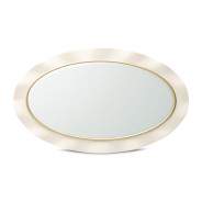 La Terrazza Wall Mirror – Creamy Pearl Finish by Michael Amini | 9092260-112