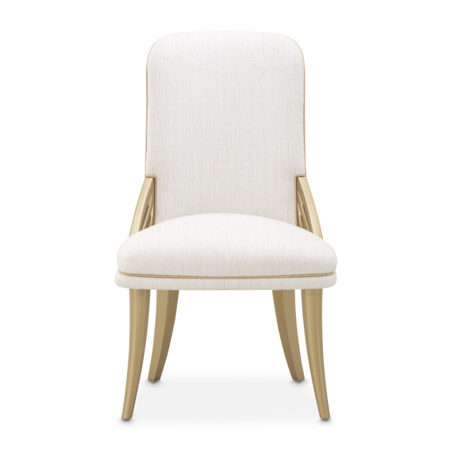 La Terrazza Dining Side Chair – Creamy Pearl Finish by Michael Amini 9092003A-112