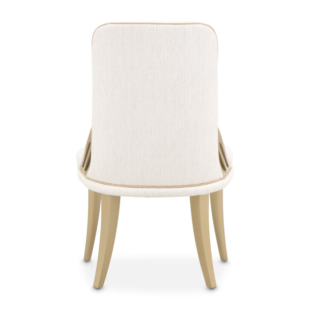 La Terrazza Dining Side Chair – Creamy Pearl Finish by Michael Amini 9092003A-112