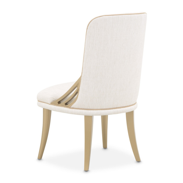 La Terrazza Dining Side Chair – Creamy Pearl Finish by Michael Amini 9092003A-112