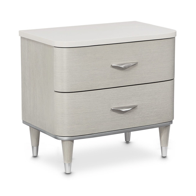 Eclipse Moonlight Nightstand by Michael Amini | The Mansion Furniture