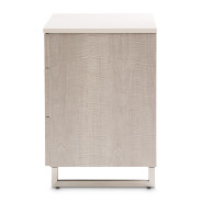Marin Nightstand – Greige Finish by Michael Amini | NKI-MRIN040-13