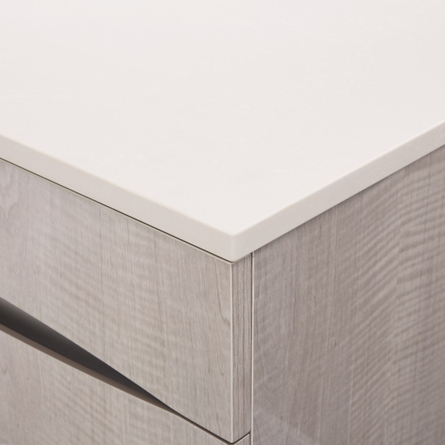 Marin Nightstand – Greige Finish by Michael Amini | NKI-MRIN040-13