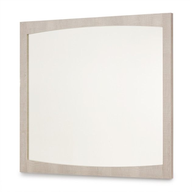 Marin Greige Wall Mirror by Michael Amini | The Mansion Furniture