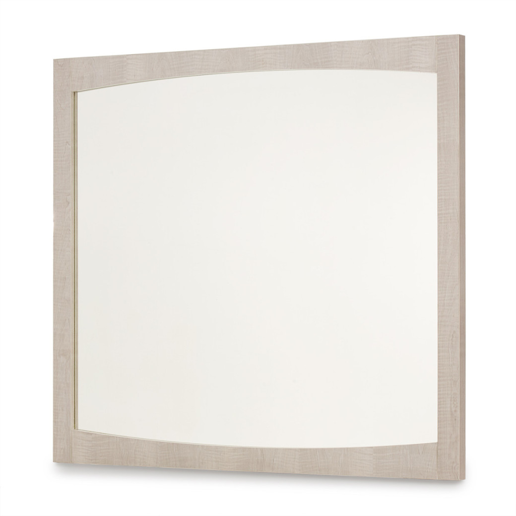 Marin Greige Wall Mirror by Michael Amini | The Mansion Furniture