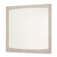 Marin Greige Wall Mirror by Michael Amini | The Mansion Furniture