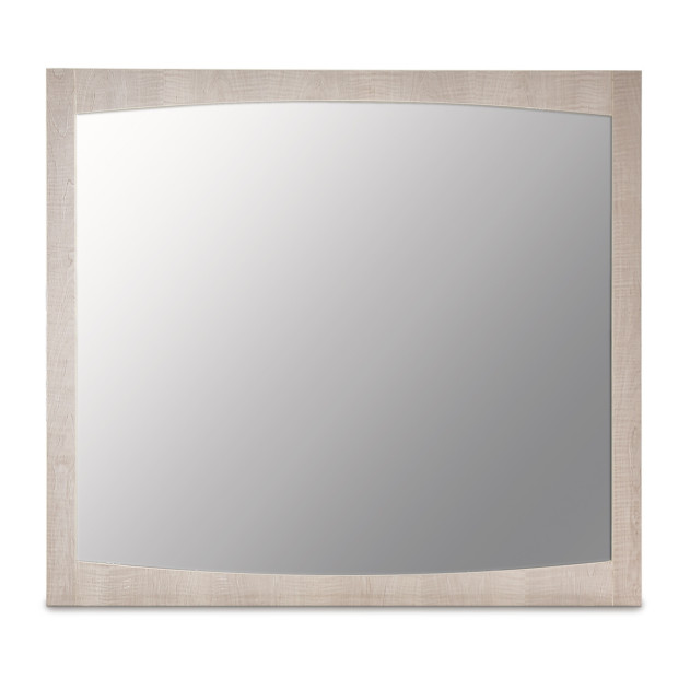 Marin Greige Wall Mirror by Michael Amini | The Mansion Furniture