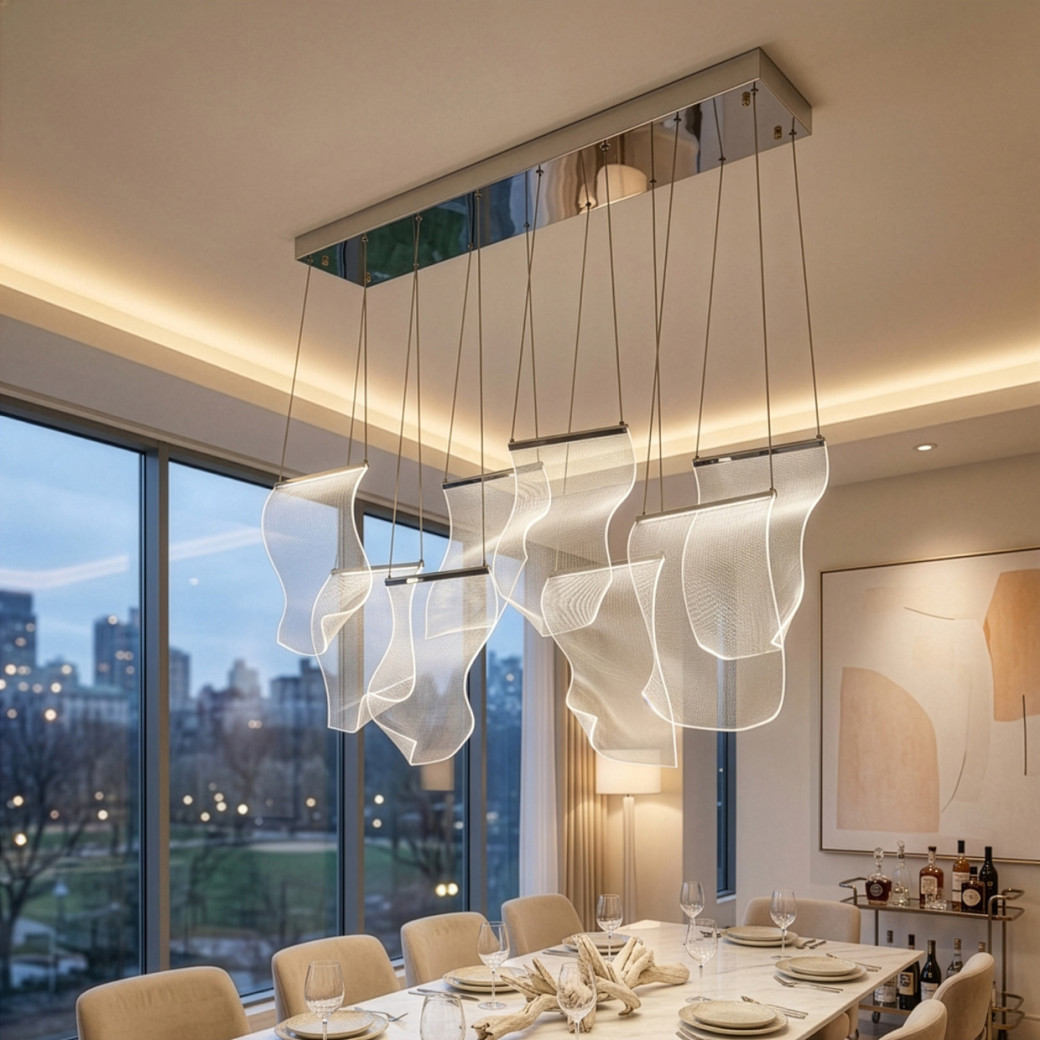 Michael Amini Lighting- Crossover LED Chandelier