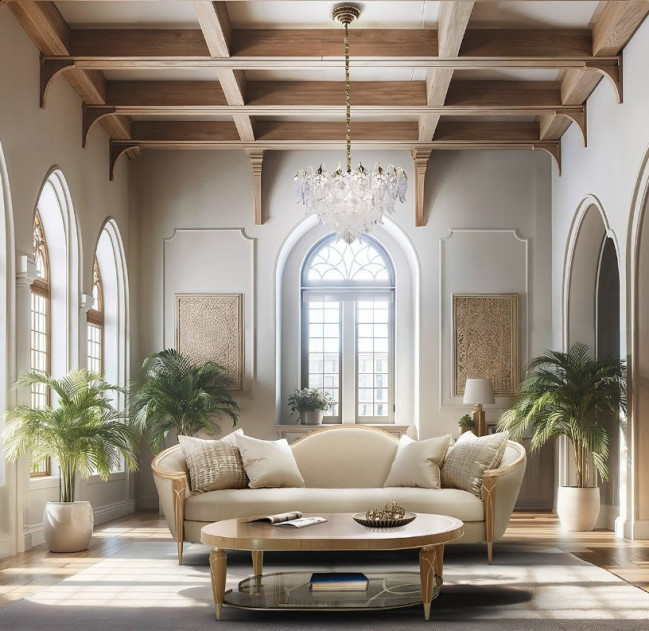 Sofa Villa Cherie  Caramel Collection By Michael Amini N9008815-PEARL-134