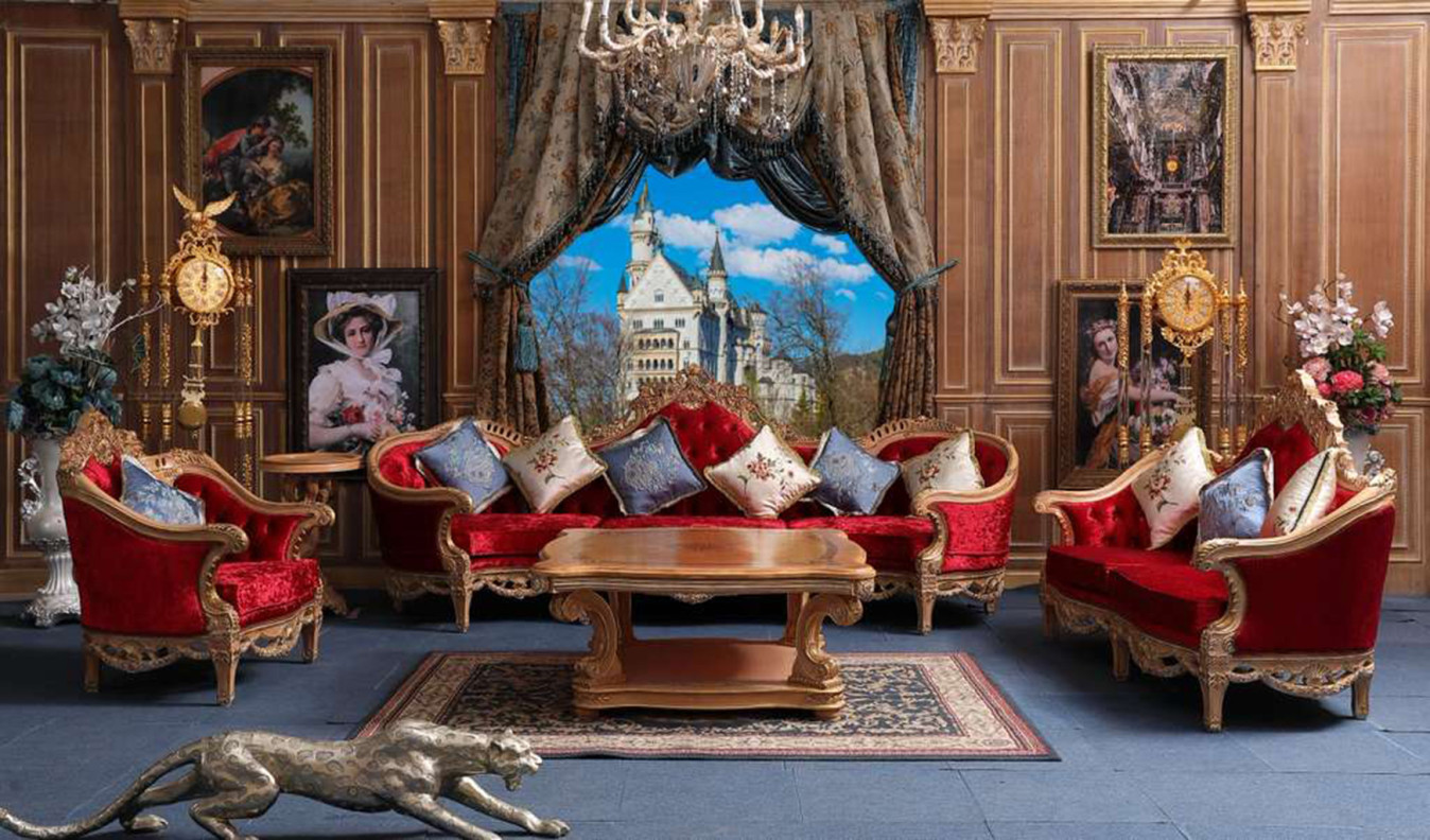 UX-GV58 Victorian Living Room Set | Infinity Furniture