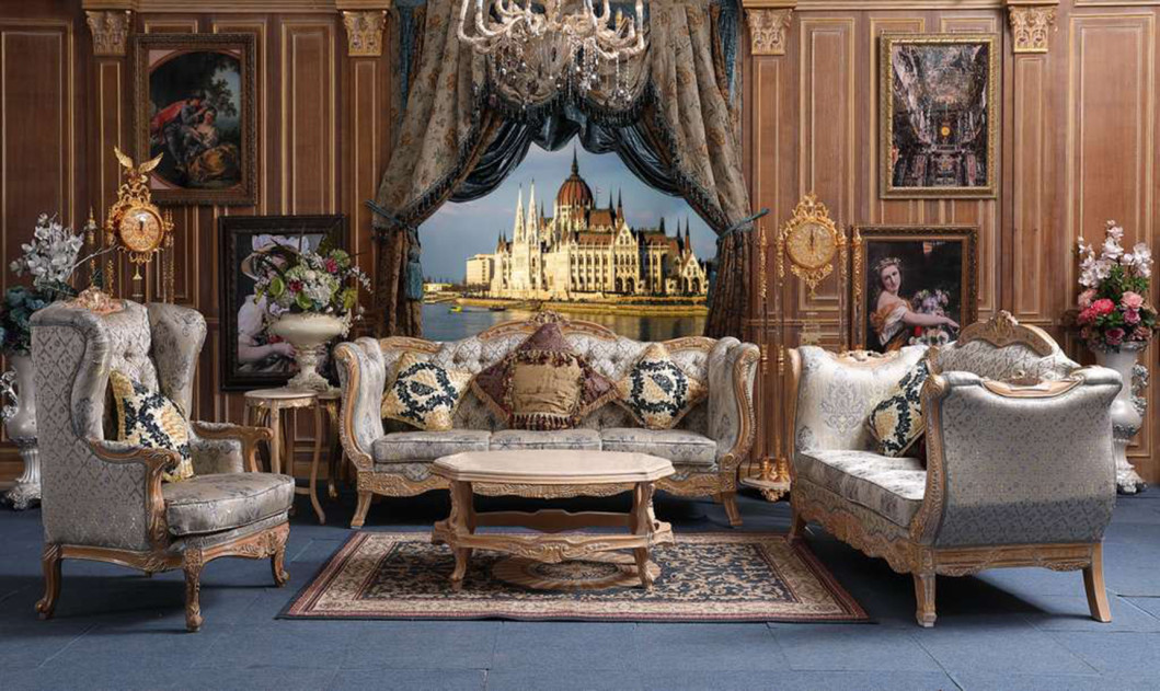 LUX-GV31 Victorian Living Room Set | Infinity Furniture