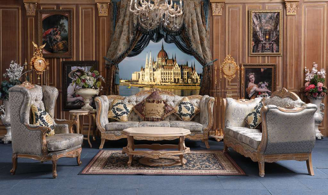 LUX-GV31 Victorian Living Room Set | Infinity Furniture