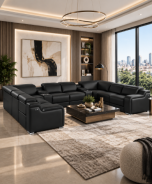Leather Sectionals  Contemporary & Modern Style