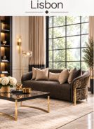Lisbon Onyx Gold Collection By Michael Amini