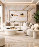 Living Room By Michael Amini
