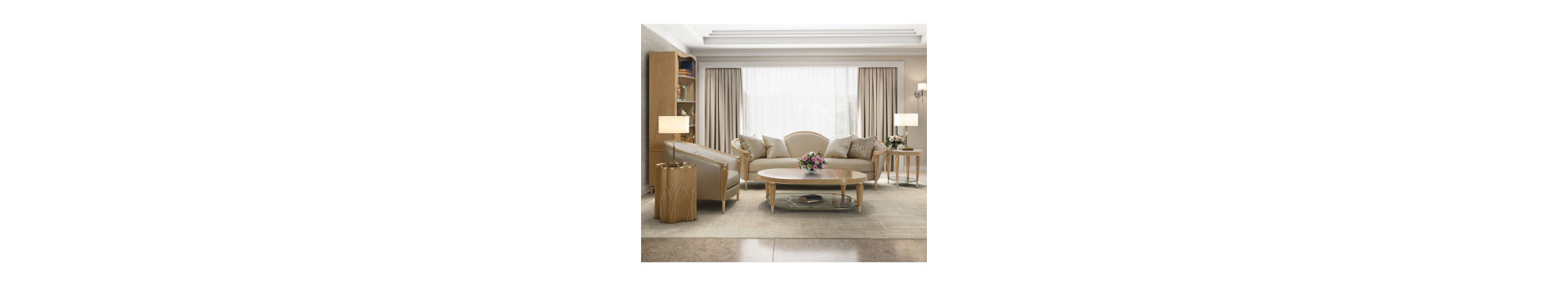 Living Rooms Transitional Style