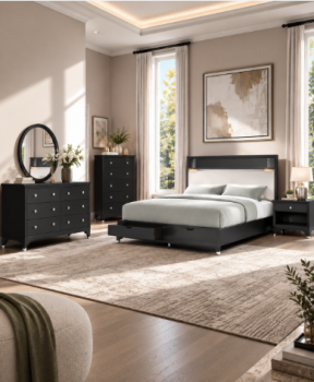 Bedrooms Mid- Century Modern Style