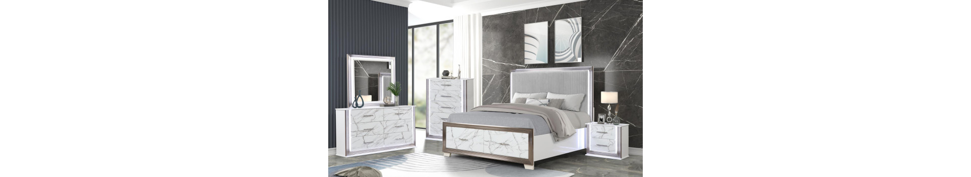 Bedroom Glam Style