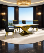 Dining Room Glam Style