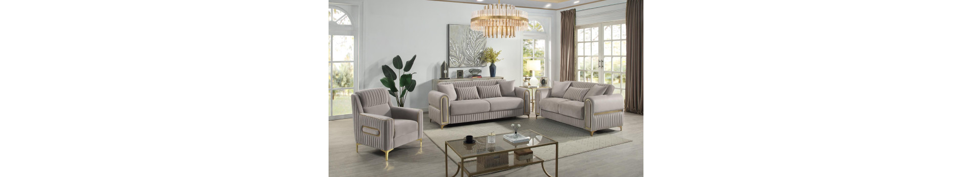 Living Room Glam Style