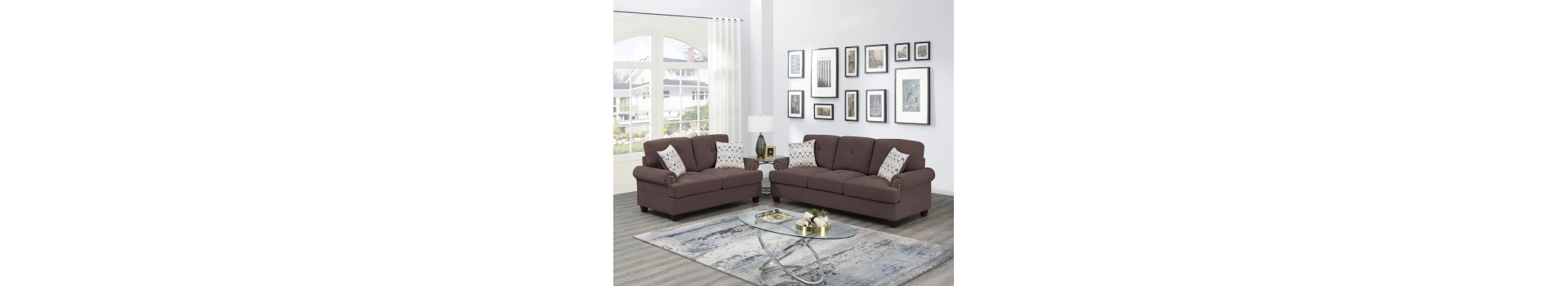 Sofas / Loveseats  By Poundex Furniture