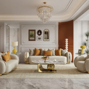 Contemporary & Transitional Living Rooms by Homey Design