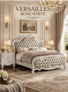 Versailles Bone White Finish  Collection By Acme Furniture