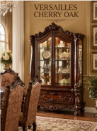 Versailles Cherry Oak Finish Collection By Acme Furniture