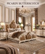 Picardy Butterscotch Pearl Collection by Acme Furniture